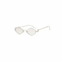 DAMAGE ASIA Diamond Half-Rim Sunglasses