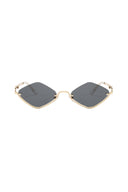 DAMAGE ASIA Diamond Half-Rim Sunglasses