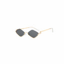DAMAGE ASIA Diamond Half-Rim Sunglasses