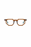 DAMAGE ASIA Angular Geometric Thick-Frame Glasses
