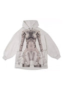 DAMAGE ASIA Ex Machina Graphics Oversized Hoodie