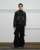 KREATE Multi-Pocket Wide-Leg Cargo Trousers