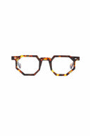 DAMAGE ASIA Angular Geometric Thick-Frame Glasses