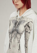 DAMAGE ASIA Ex Machina Graphics Oversized Hoodie