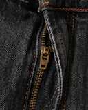 KREATE Eastern Aesthetics Washed Wide-Leg Jeans