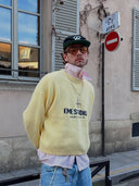 6CRAYON | Flat Brim Embroidered Baseball Cap-Black