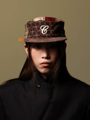 6CRAYON | Vintage Patchwork Embroidered Brim Cap