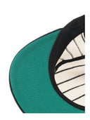 6CRAYON | Striped Wool Letter Embroidered Cap-Orange