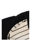 6CRAYON | Striped Wool Letter Embroidered Cap-Orange